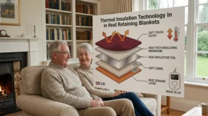 An infographic comparing the cost of running a central heating radiator versus a thermal blanket to illustrate energy bill savings for UK households.